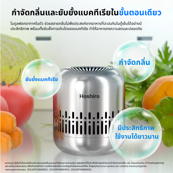 Hoshiro ที่ดับกลิ่นในตู้เย็น (เจ้าแรกในไทย)