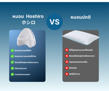 Hoshiro หมอนรองเข่าสำหรับคนชอบนอนตะแคง
