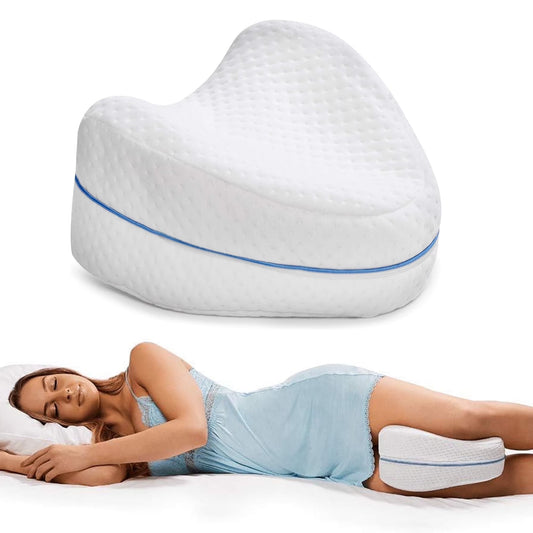 Legacy Leg & Knee Foam Support Pillow Soothing Comfort from Pain for Sciatica, Back, Hips, Knees, Joints